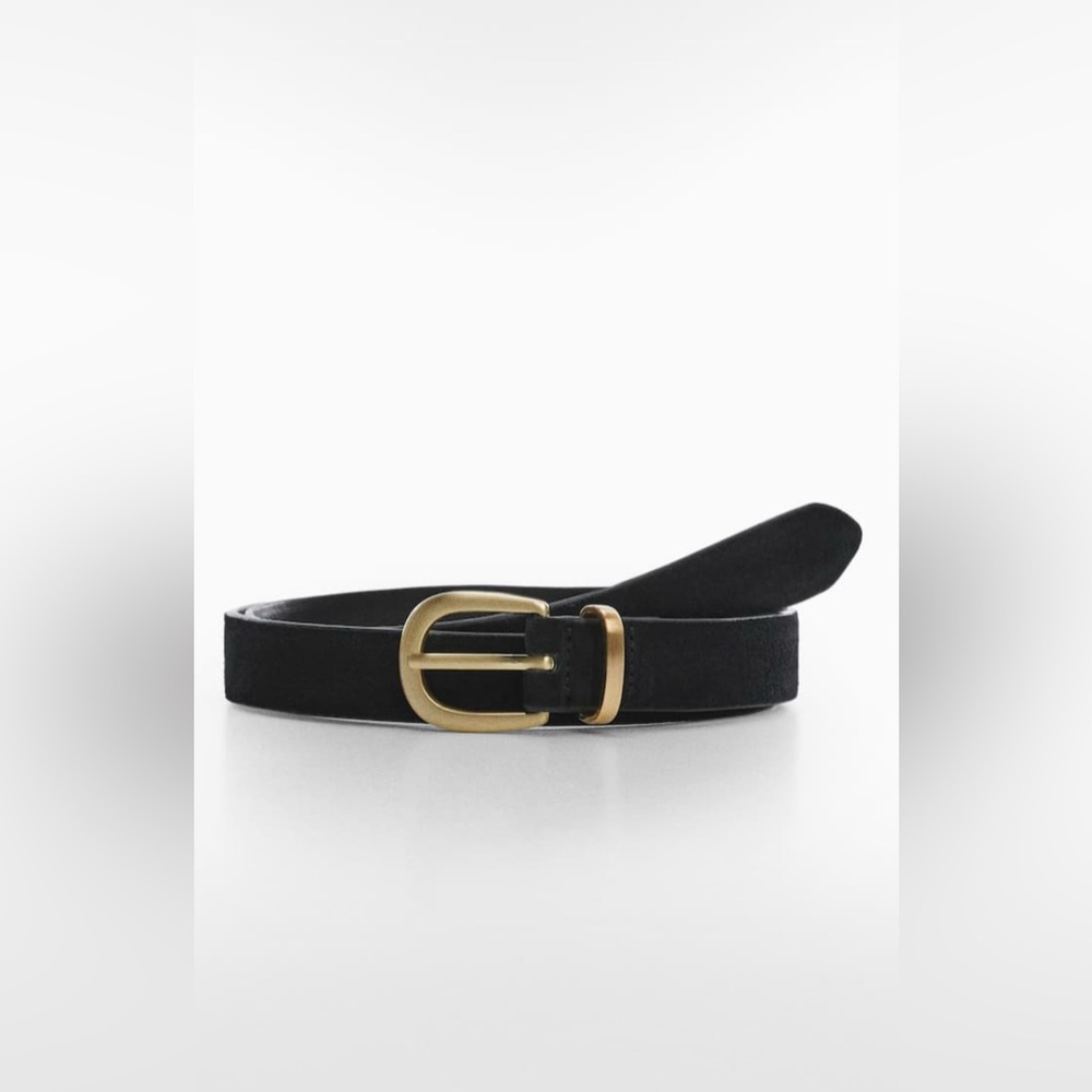 Mango Suede belt